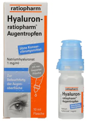 Obrázok produktu pre Hyaluron-Ratiopharm očné kvapky 10 ml