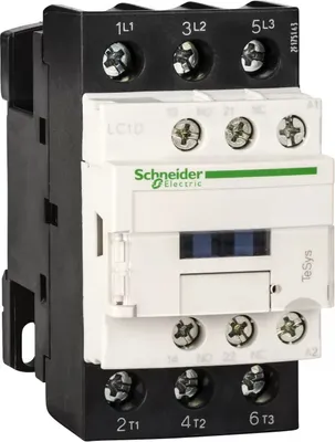 Produktbild von Schneider Electric Leistungsschütz LC1D 3p, +1S+1Ö, 18.5 kW, 38 A, 400 V AC3, Spule 440 V AC LC1D38R7