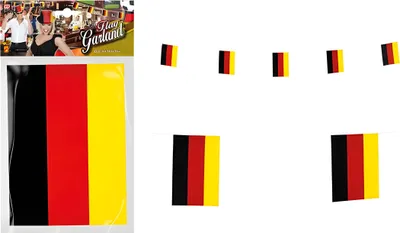 Produktbild von Girlande Deutschland 6 m mit Flaggen 15x20,5 cm