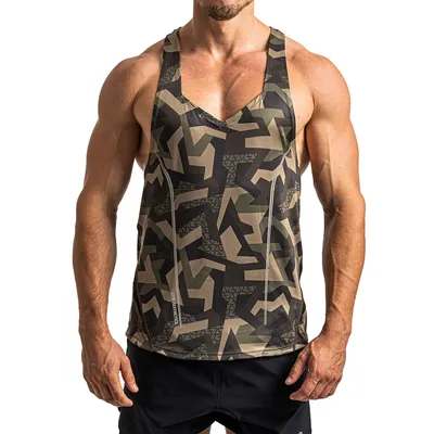Produktbild von Camouflage Stringer mit Y-Rücken für Herren