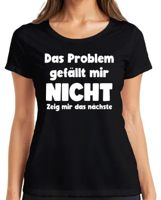 Obrázek produktu pro Neukazujte mi další sarkastické humorné dámské tričko, černé, M