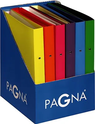 Produktbild von PAGNA Ringbuch PP A4 Ringdurchmesser 25 mm Thekendisplay 12 Stück
