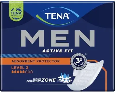 Immagine prodotto di Assorbente di Protezione per Incontinenza Maschile Tena Men - Livello 3 - Cartone da 6 confezioni