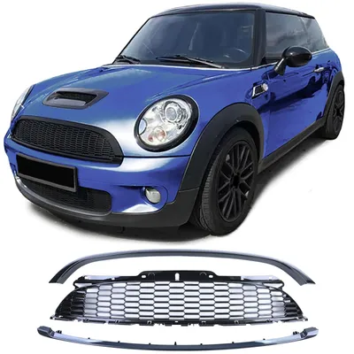 Immagine prodotto di Griglia anteriore nera lucida per MINI R56 R57, dal 2006 al 2009