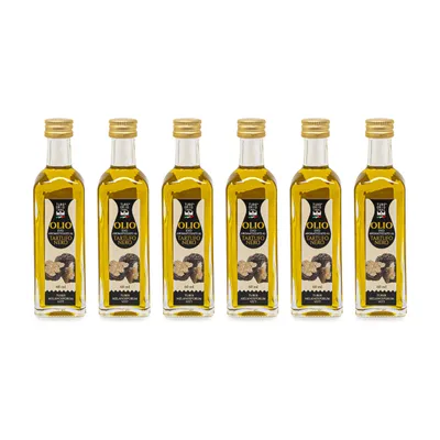 Produktbild von TubeORIGINAL Natives Olivenöl extra aromatisiert mit schwarzem Trüffel – 6er-Pack (6 × 60 ml)