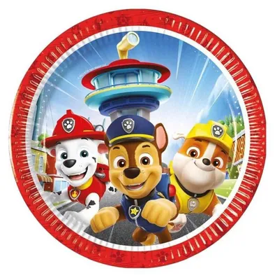 Produktbild von PAW PATROL Geburtstags-Pappteller 20cm 8St.