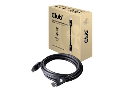 Obrázok produktu pre CLUB3D DisplayPort 1.4 HBR3 8K kábel samec/samica 3 metre