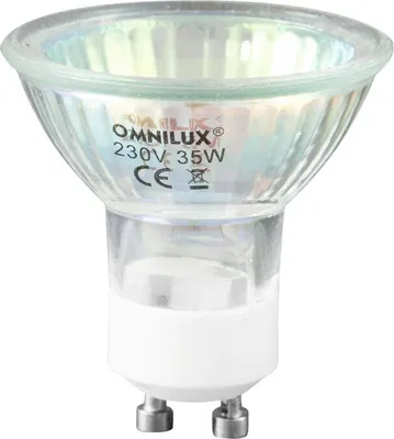 Produktbild von OMNILUX GU-10 230V/50W 1500h 25° gelb