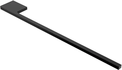 Produktbild von Aluminium Handtuchhalter in Schwarz, minimalistisch, 1 Stück, 400 mm