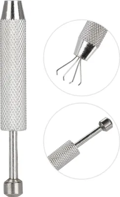 Obrázek produktu pro Držák na šperky, nástroj na vybírání diamantových drahokamů, pinzeta, zachycovač, uchopovač se 4 drápky (krátký)