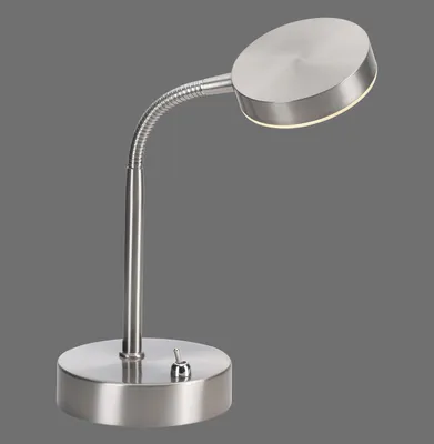 Produktbild von JUST LIGHT HENSKEN LED Tischleuchte Warmweiss 5W stahl 14419-55