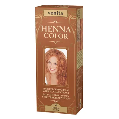 Produktbild von VENITA Henna Farbbalsam mit Henna-Extrakt 4 Chna 75ml