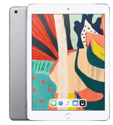 Produktbild von Apple iPad , 24,6 cm (9.7"), 2048 x 1536 Pixel, 128 GB, iOS 11, 478 g, Silber