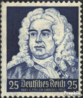 Produktbild von Briefmarken Deutsches Reich 1935 Mi 575 postfrisch Schütz-,Bach,-Händel-Feier