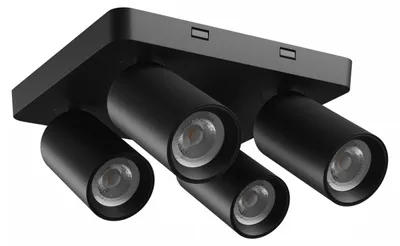 Produktbild von Spectrum Deckenstrahler Madara Altro Square Schwarz eckig max. 4 x 8W GU10 schwenkbar