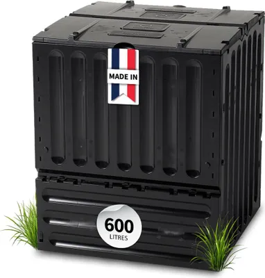 Image de GARANTIA ECO-KING composteur 600 litres noir