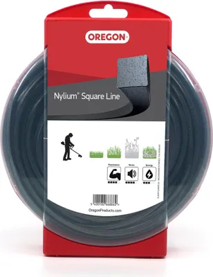 Zdjęcie produktu dla Żyłka do kosarek Oregon AluMax, kwadratowa, średnica 3,75 mm, długość 42 cm, 50 sztuk
