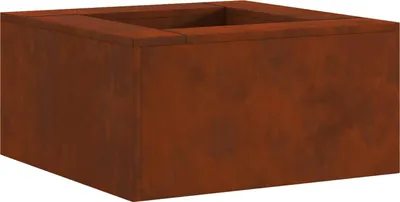 Obrázek produktu pro vidaXL Ohniště hnědé 60 x 60 x 30 cm Odolné proti povětrnostním vlivům ocel