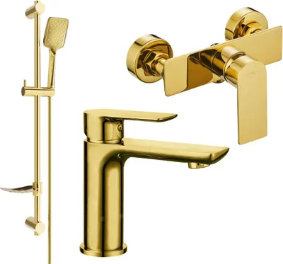 Immagine prodotto di Mexen Alfa DF62 set doccia, oro - 745704DF62-50