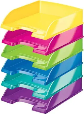 Produktbild von Leitz Wow Vertikales A4-formatfach Mehrfarbig  Mehrfarbig One Size