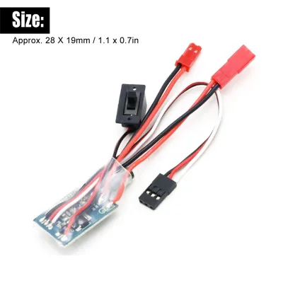 Obrázok produktu pre 30A 4-8V ESC dvojcestný regulátor otáčok RC motora pre 1/16 1/18 1/24 Autoboot