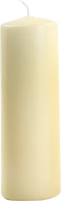 Produktbild von Stumpenkerze Flachkopf 100/50mm Creme