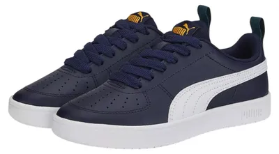 Produktbild von Puma - Kinder Sneaker, Ökologisches Leder MR78040 (22 EU) (Marineblau)