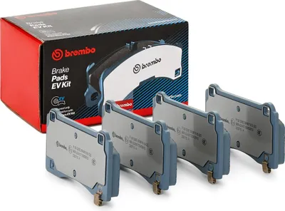 Produktbild von BREMBO Bremsbeläge Satz Vorne für TESLA Model Y (5YJY) P 09 028E