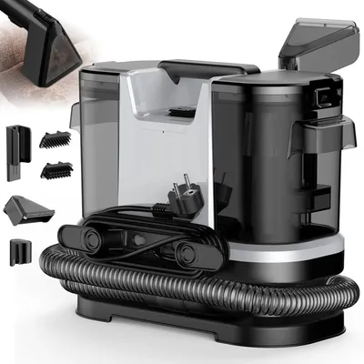 Produktbild von Teppich- und Polsterreiniger - 2-in-1 Nass- und Trockensauger - Fleckenreiniger - 1,75-l-Frischwassertank - 1-l-Schmutzwassertank - 3 kg - Zubehör