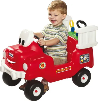 Obrázok produktu pre Little Tikes Spray & Rescue Fire Truck, 1,5 rok / roky, 4 koleso/kolesá, Plast, Čierna, Červená, Biela