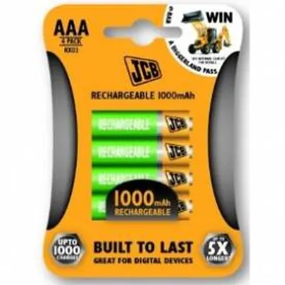 Produktbild von JCB 4x AAA 1000mAh, 1000 mAh