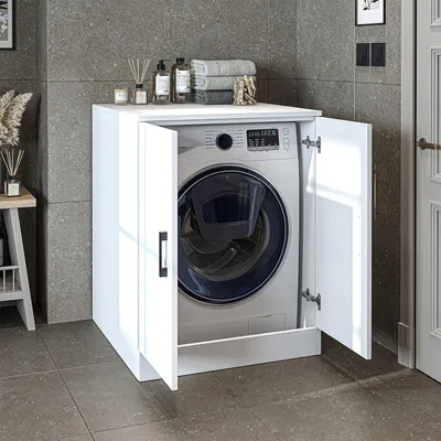 Immagine prodotto di Mobile per lavatrice Roomart ATLANTIC-II, larghezza 70 cm, bianco