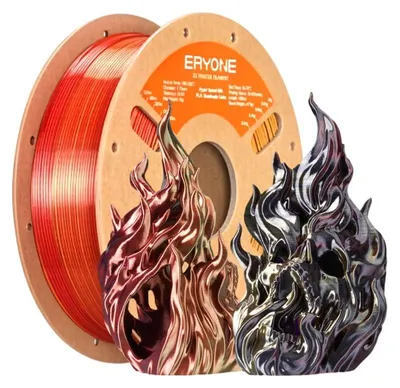 Imagen del producto de Filamento PLA de seda, con cuatro colores, para impresora 3D
