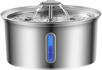 Produktbild von Katzenwasserbrunnen, 108oz/3,2L Katzenbrunnen, automatischer Hundefutterspender mit automatischem Zirkulationsfiltersystem für Katzen, Hunde