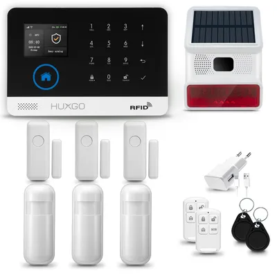 Immagine prodotto di Sistema di allarme wireless - GSM 4G e Wi-Fi - Domotica - Sirena da 100 dB - Adatto per appartamenti