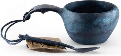 Immagine prodotto di Kupilka 21 Tazza classica con cucchiaio - Mirtillo (blu)
