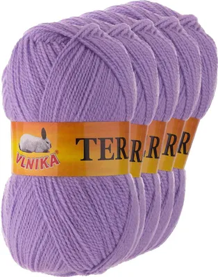 Produktbild von 5 x 100g Strickgarn TERA Uni Strickwolle Handstrickgarn Klassikgarn