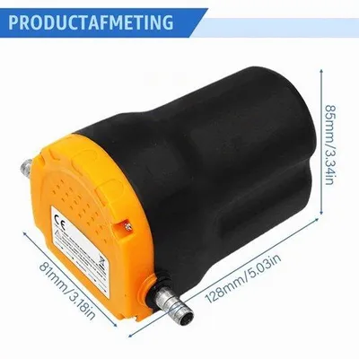 Productafbeelding van Elektrische olie-afzuigpomp, dieselpomp, 12 V oliepomp, zuigpomp, oliepomp, dieselpomp, brandstofpompen, brandstoftransferpomp met slangen voor boten