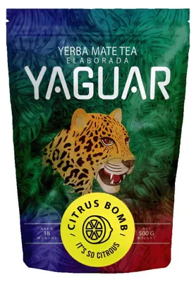 Produktbild von Mate-Tee Yaguar Citrus Bomb, 500 g
