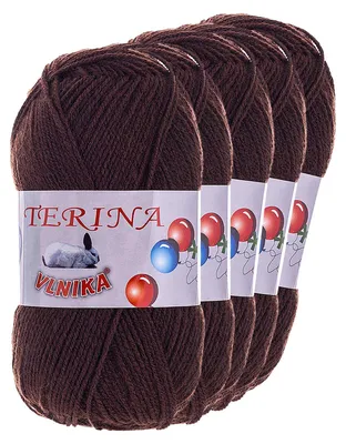 5 x 100g Terina Strickgarn Häkelgarn Wolle Acrylwolle pflegeleicht Farbwahl