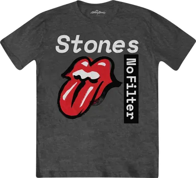 Produktbild von The Rolling Stones - "No Filter" T-Shirt für Herren/Damen Uni RO230 (L) (Anthrazit)