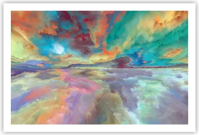 Produktbild von Poster - Poster ohne Rahmen - Abstraktion modern - 91,5x61 cm - Wand Bild - Wanddeko - Wandbilder - Kunstposter - Wandposter - Bilder - Kunstdruck - Wanddekoration - Wandbild - P2XAA91x61-4027