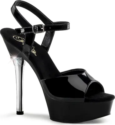 Produktbild von ALLURE-609 Damen Sandale von Pleaser, Schwarz Lack , EU 35, US 5