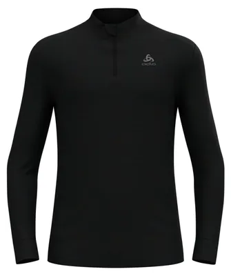 Produktbild von ODLO BL TOP turtle neck l/s half zip MERINO 2 SCHWARZ L