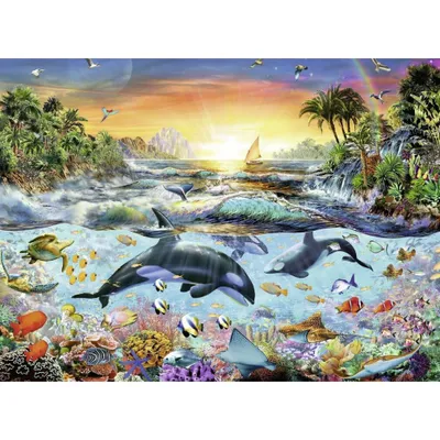 Productafbeelding van Ravensburger 4005556128044, 200 stukjes, Dieren, 7 jaar