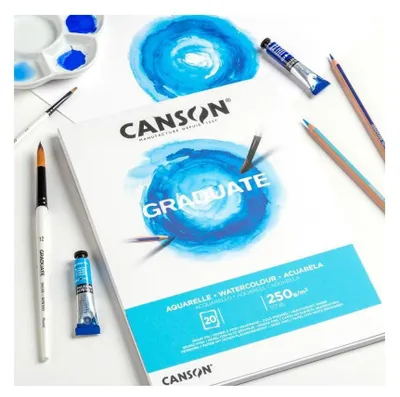 Immagine prodotto di CANSONC400110373 CANSON GRADUATE AQUARELLE Blocco di studio, DIN A5