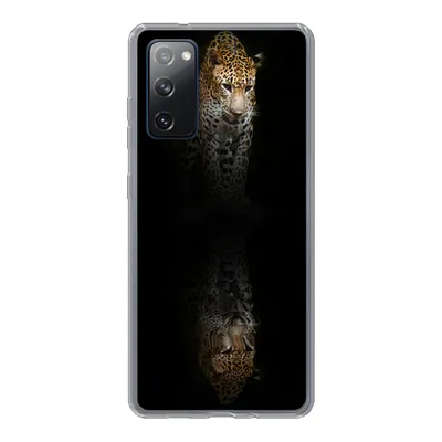 Produktbild von MuchoWow® Handyhülle Schutzhülle Hülle für Samsung Galaxy S20 FE Leopard - Reflexion - Schwarz Silikon Softcase Handy Hülle - Abdeckung