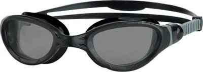 Image de Lunettes de natation ZOGGS PHANTOM 2.0 S, Small Fit, claires, noires, anti-buée, protection UV, ajustement confortable.