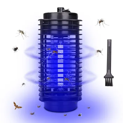 Obrázok produktu pre SWANEW Elektrický zabijak hmyzu 3W LED pasca na hmyz s UV svetlom lampa na komáre pasca na muchy zabijak hmyzu zabijak komárov pre vnútorné detské izby záhrady