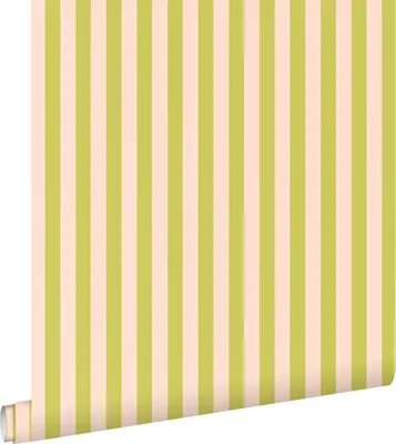 Produktbild von ESTAhome Tapete Streifen Gelb und Grün 50 x 900 cm